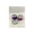 Metalico Cromado 4 Piezas Disenos Lado C/Color 50Mm 004